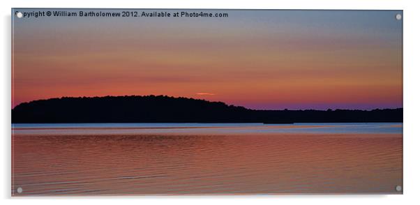 Multicolor Sunset Acrylic by Beach Bum Pics