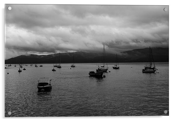 Aberdovey Moorings Acrylic by Jed Pearson