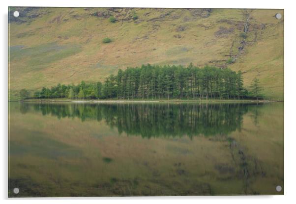 Buttermere Reflections Acrylic by Jed Pearson