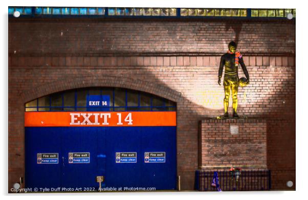 Ibrox Stadium, Glasgow Acrylic by Tylie Duff Photo Art