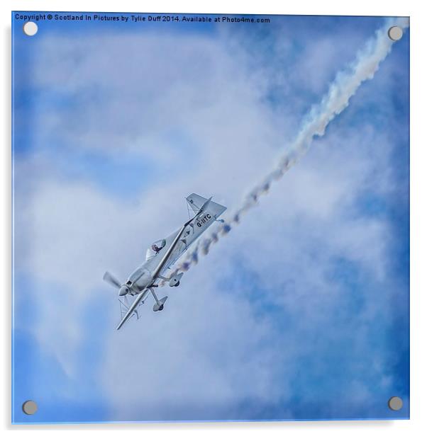  Aerobatics at the Scottish Airshow Acrylic by Tylie Duff Photo Art