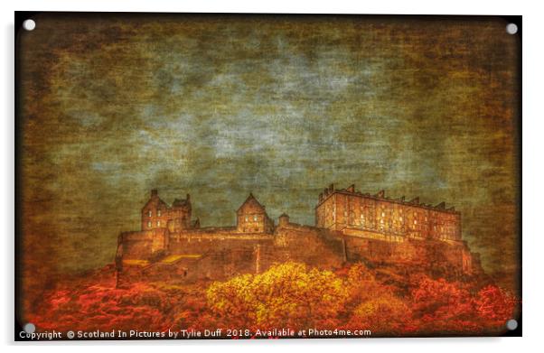 The Ramparts of Edinburgh Castle Acrylic by Tylie Duff Photo Art