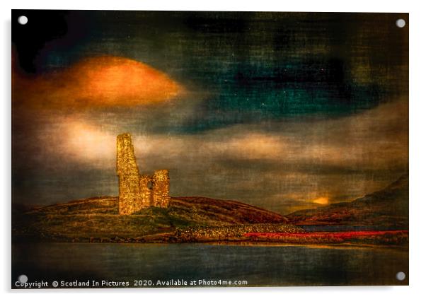Ardvreck Castle on Loch Assynt Acrylic by Tylie Duff Photo Art