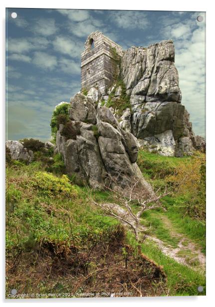Roche Rock, Cornwall Acrylic by Brian Pierce