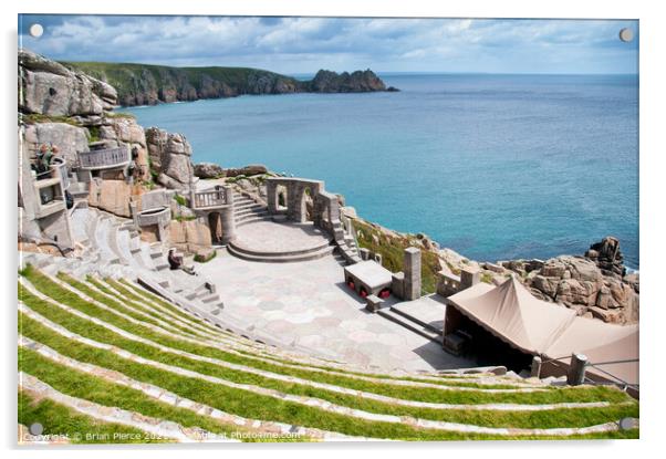 Minack Theatre Acrylic by Brian Pierce