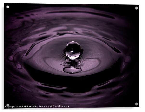 Purple Rain. Acrylic by Neil  Hulme