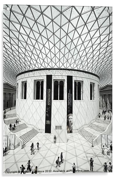 Great Court, British Museum Acrylic by Graham Custance
