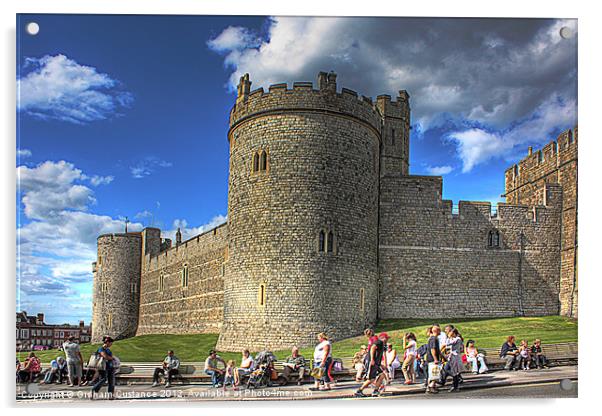 Windsor Castle Acrylic by Graham Custance