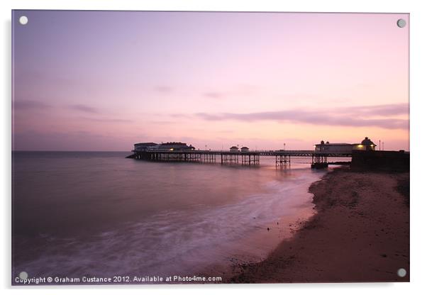 Cromer Pier, Norfolk Acrylic by Graham Custance