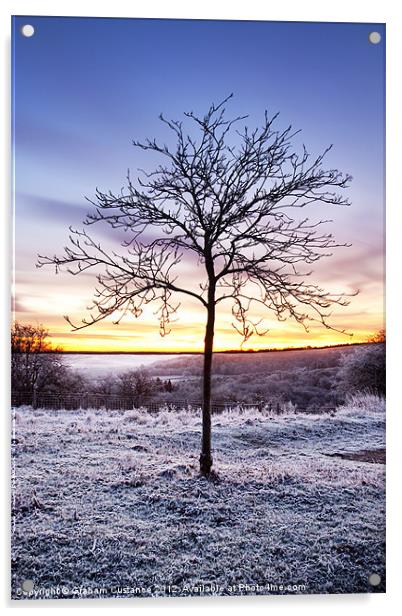 Winter Sunrise Acrylic by Graham Custance