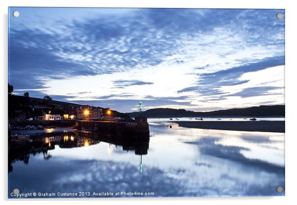 Padstow Harbour, Cornwall Acrylic by Graham Custance