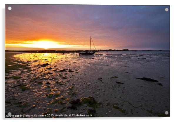 Jersey Sunrise Acrylic by Graham Custance