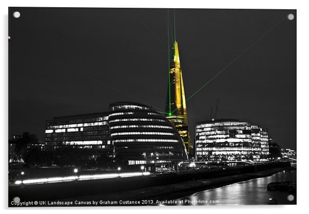 The Shard Lasers Acrylic by Graham Custance