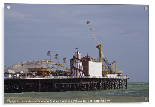 Brighton Pier Acrylic by Graham Custance