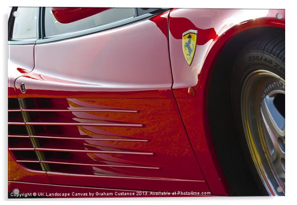 Ferrari Acrylic by Graham Custance