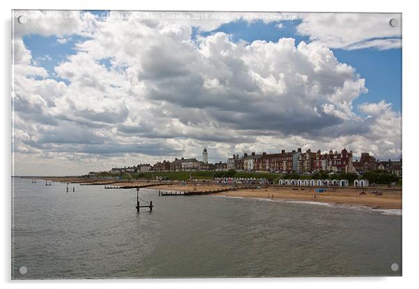 Southwold seafront Acrylic by Graham Custance