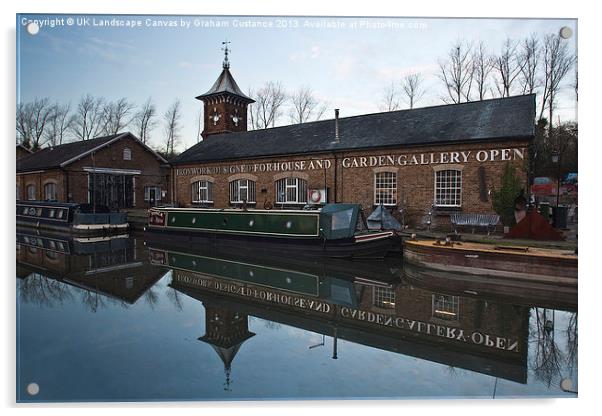 Grand Union Canal Acrylic by Graham Custance