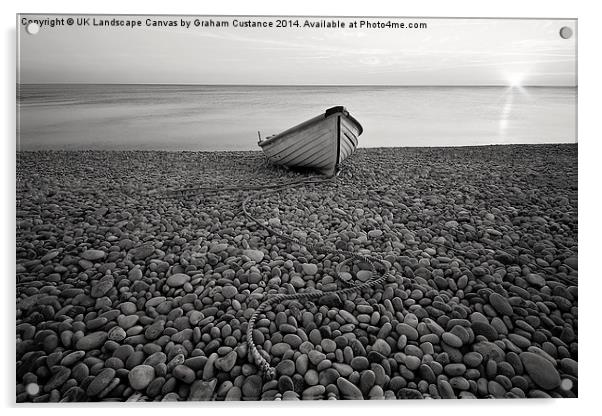  Chesil Beach Acrylic by Graham Custance