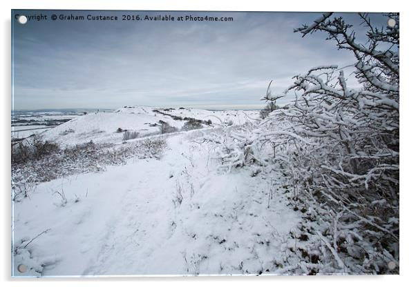 Ivinghoe Beacon Acrylic by Graham Custance