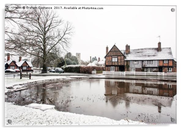 Aldbury Acrylic by Graham Custance