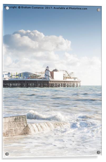 Brighton Pier Acrylic by Graham Custance
