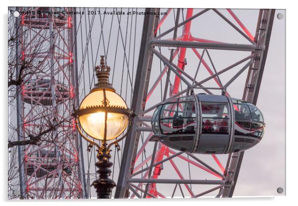London Eye Pod Acrylic by Graham Custance