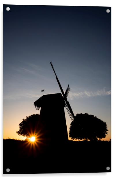 Bembridge Windmill Acrylic by Graham Custance