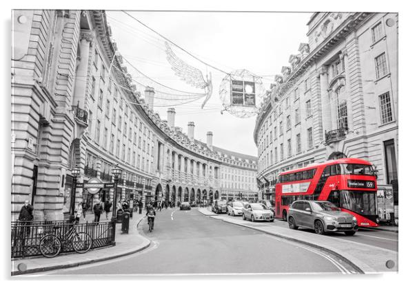 Regent Street, London Acrylic by Graham Custance
