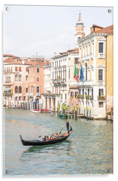 Grand Canal, Venice Acrylic by Graham Custance