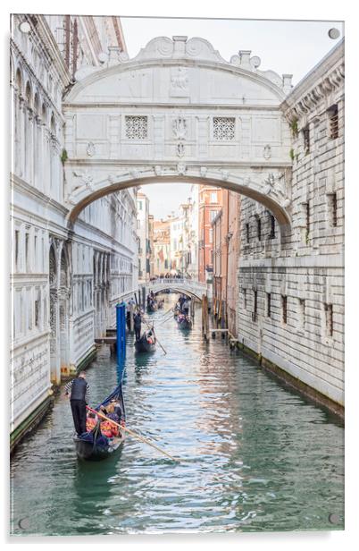 Bridge of Sighs, Venice Acrylic by Graham Custance