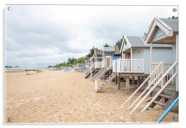 Wells-next-the-Sea Beach Huts  Acrylic by Graham Custance