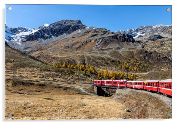 Ova da Bernina bridge Acrylic by Graham Moore