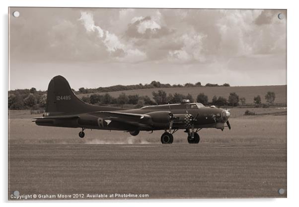 Memphis Belle Acrylic by Graham Moore