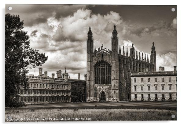 Kings College chapel, Cambridge Acrylic by Graham Moore