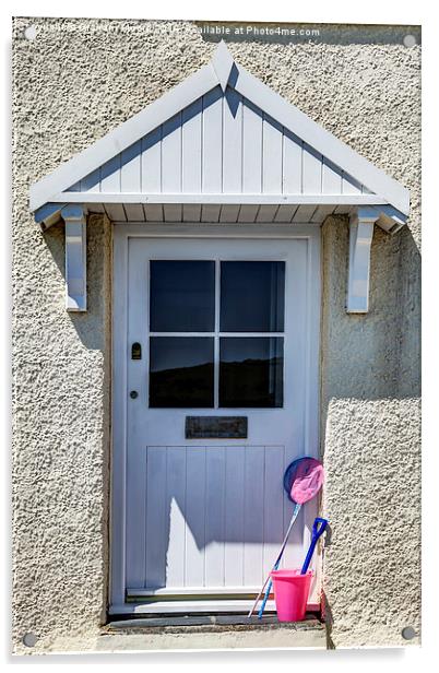 Door with bucket and spade Acrylic by Graham Moore