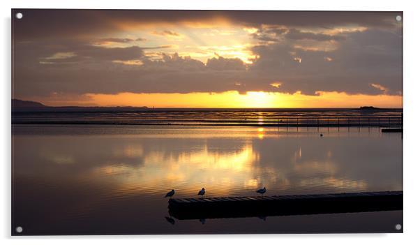 West Kirby marine lake Acrylic by Paul Farrell Photography