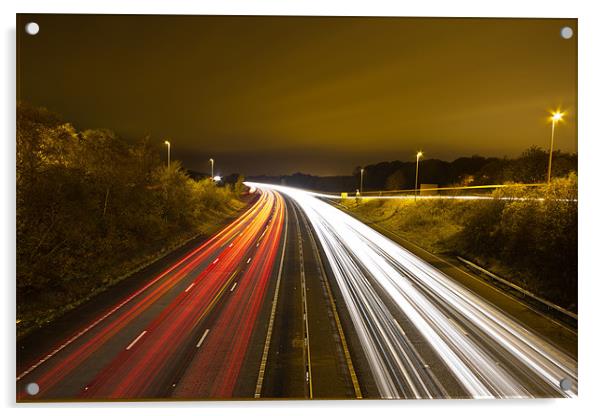 M53 Light Trails Acrylic by Paul Farrell Photography