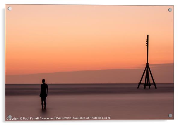 Another place after sunset Acrylic by Paul Farrell Photography