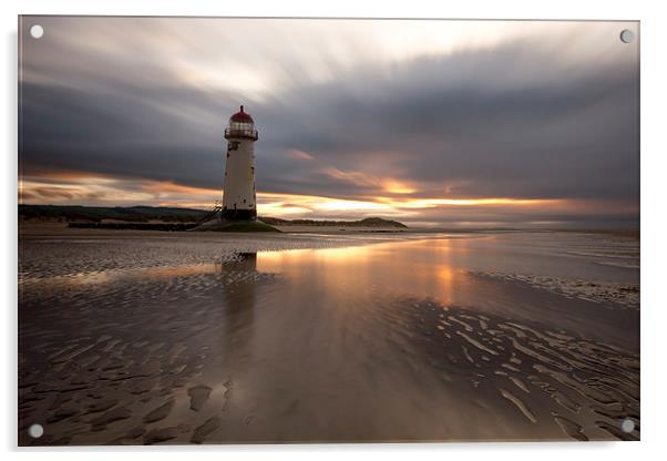 Talacre lighthouse Acrylic by Paul Farrell Photography
