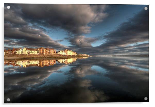 West Kirby reflections Acrylic by Paul Farrell Photography