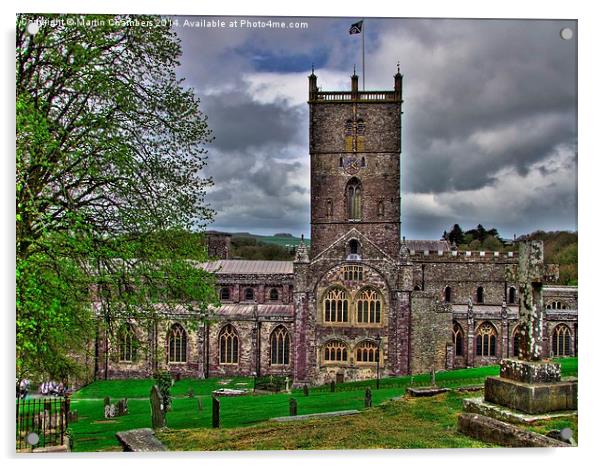 St Davids Cathedral Acrylic by Martin Chambers
