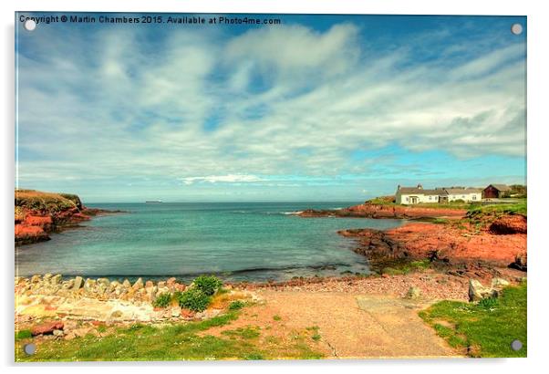  St Brides Haven, Pembrokeshire Acrylic by Martin Chambers