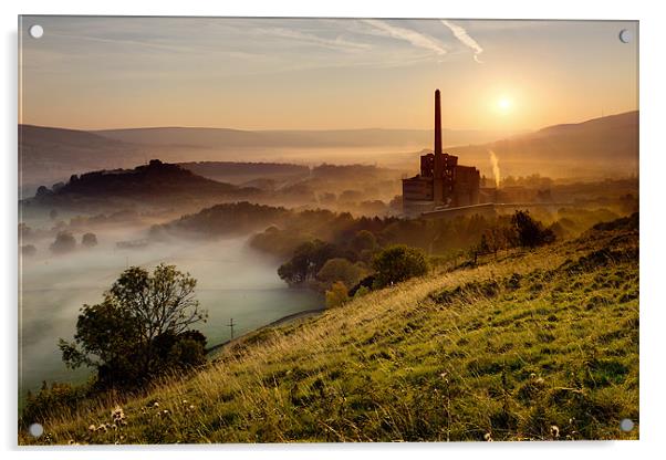 Dawn on Industry Acrylic by Chris Charlesworth