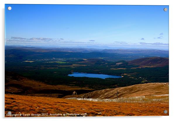 Cairn Gorm Summit View Acrylic by Sarah George