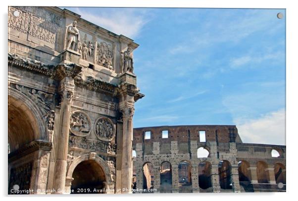 Arch of Constantine Acrylic by Sarah George