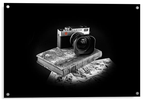 Leica Digilux 2 in mono Acrylic by Robin East