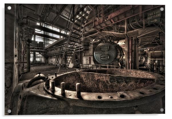 Silenced Industry Acrylic by Jason Green