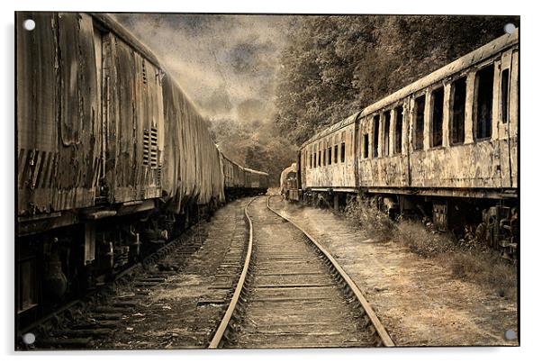 End of the Line. Acrylic by Jason Green