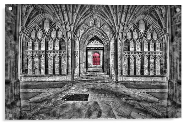 Red Doors Acrylic by Jason Green