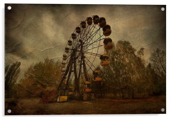 Pripyat Amusement Park Acrylic by Jason Green